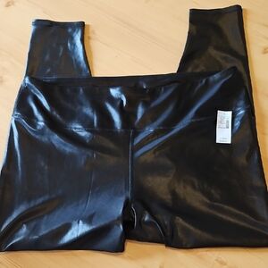 Maurices Metallic Black Leggings